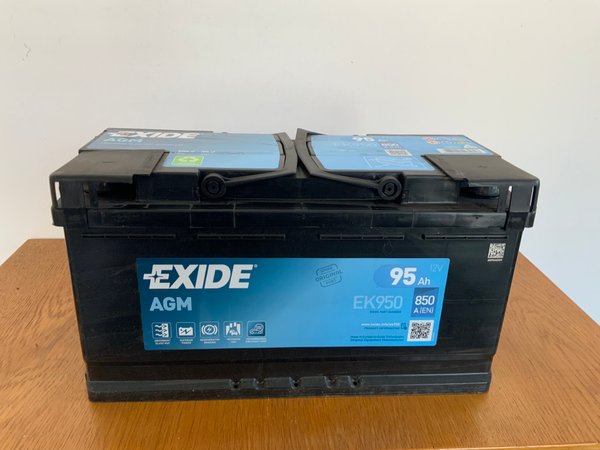 EXIDE EK950 AGM Starterbatterie 12V 95Ah(20h) 850A(EN)
